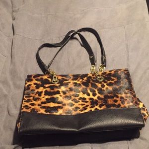 Leopard purse